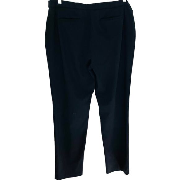 ALFANI HIGH-RISE CASUAL PANTS, WOMENS, 14, BLACK, ZIP & CLASP FRONT CLOSURE - Picture 3 of 11